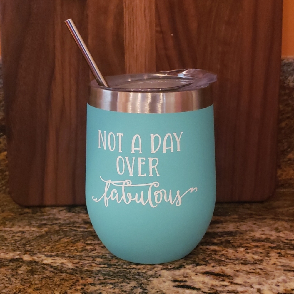 Insulated wine glass